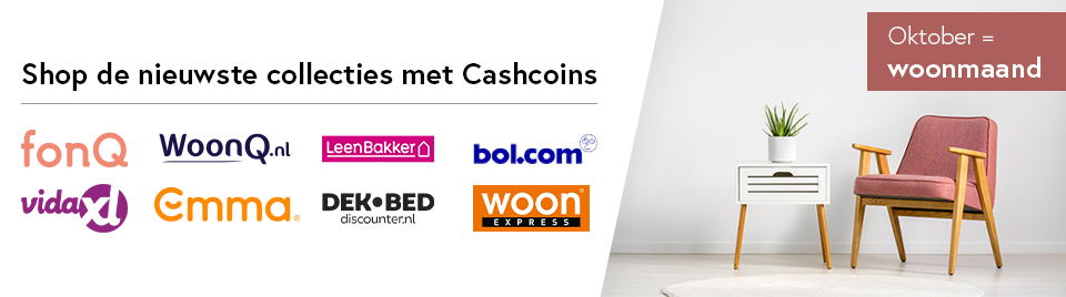Shop de nieuwste wooncollecties met CashCoins banner-0