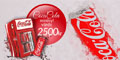 10,00 CashCoins Testa och behåll ett Coca Cola minikyl värt 2500kr