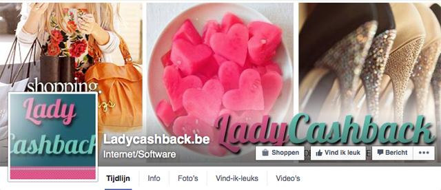 LadyCashback.be Facebook
